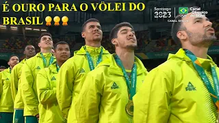 🥇🥇🥇É OURO🥇🥇🥇  BRASIL X ARGENTINA - VÔLEI MASC - FINAL - JOGOS PAN-AMERICANOS 2023 - ❤❤❤AMO VÔLEI!🏐🏐🏐