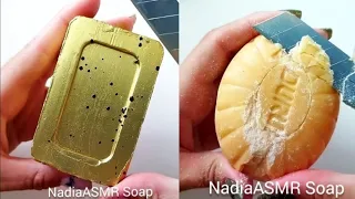 Dry Soap carving ASMR relaxing sounds No talking. Satisfying ASMR video Cutting soap