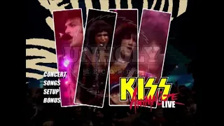 KISS Live in Detroit 1984 DVD Disc | Main Menu | Menu Walkthrough