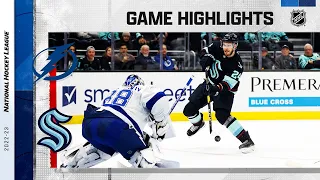 Lightning @ Kraken 1/16 | NHL Highlights 2023