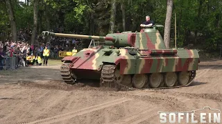 Panther Ausf. A on the move in 4K! Militracks 2019 at Overloon War Museum with the Saumur Panther
