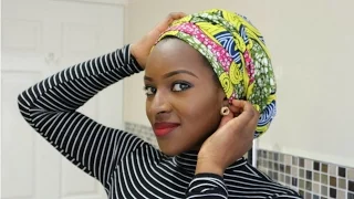 African Turban Tutorial #21 | Ankara