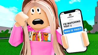 My Creepy Stalker Left Me A Message.. (Roblox Bloxburg)