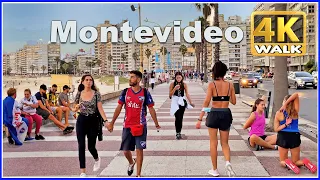 【4K】WALK Rambla MONTEVIDEO Uruguay 4k video UY Travel vlog