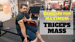 One Exercise that puts Max Muscle on triceps