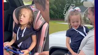 Girl Wakes Up From Nap To Find Soldier Dad Home From Deployment