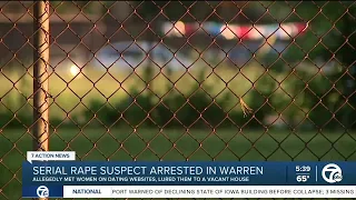Serial rape suspect arrested in Warren