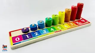 Counting & Numbers for Toddlers! Best video to Learn Counting, Numbers, Colors, Shapes | Color Rings