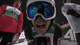 Kamil Stoch - 129 m Lahti 10.02.2019 - Komentarz Niemiecki