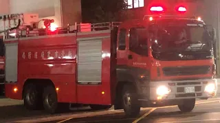 新北市政府消防局消防車、救護車緊急出勤 NTFD Fire Trucks And Ambulances Emergency Call Responding