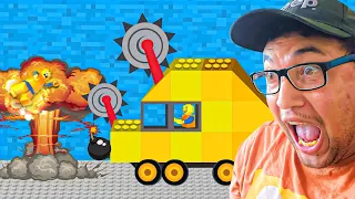 I Built LEGOs 100X More Dangerous! | Toys Crash Arena