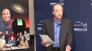 Berkeley Lab Full Press Conference re Nobelist Perlmutter