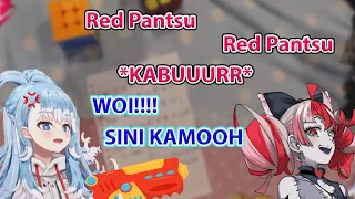 Ollie kabur ketakutan habis ngeledekin tentang red pantsu nya Kobo