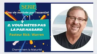 Audio Book: JR2  VOUS N'ETES PAS LÀ PAR HASARD (une vie motivée par l'essentiel)  Past. Rick-Warren