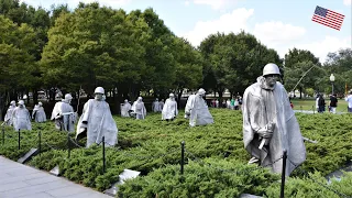 KOREAN WAR VETERANS MEMORIAL: WASHINGTON, D.C. (4K)