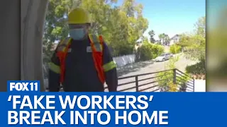 Fake contruction workers break into Studio City home