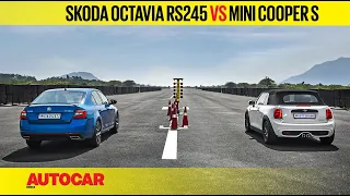 Drag Race: Skoda Octavia RS245 vs Mini Cooper S - Front-wheel drive feud | Autocar India