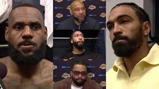 Lakers vs Nets | Lakeshow Postgame Interviews x Highlights: Gabe, AD, LeBron, DLo & Darvin Ham