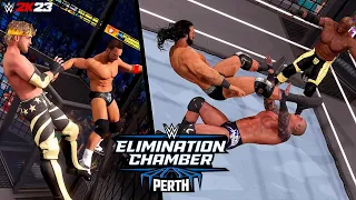 Men's Elimination Chamber match 2024 Prediction Highlights | WWE 2K23