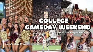 GAMEDAY VLOG | a weekend in my life as a Florida State Cheerleader