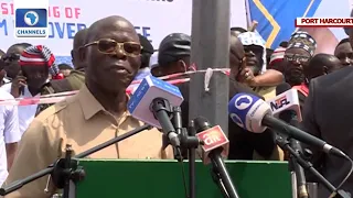 PDP Crisis: Leadership Is About Character, Oshiomhole Backs Wike