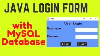 Login Form in Java Using Netbeans and Mysql Database [With Source Code]