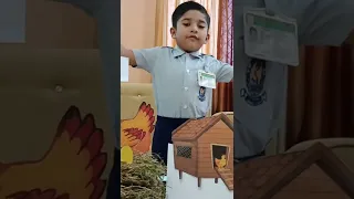 The golden goose story telling competition UKG kids by Eshant