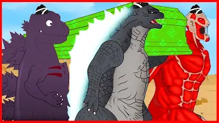 TEAM GODZILLA vs TITAN - Coffin Dance Meme Song Cover