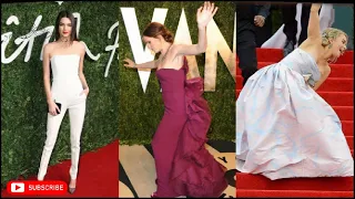 Celebrities most awkward red carpet moments|Falling compilation #celebrity #viralvideo