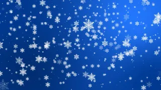 4K Snow flakes falling video motion background UHD - 60 fps