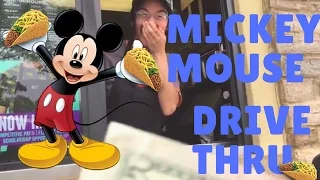 MICKEY MOUSE AT THE DRIVE THRU- Impression Prank