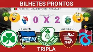 PALPITES DE FUTEBOL PARA HOJE 12/04/2024 COM PLACAR EXATO