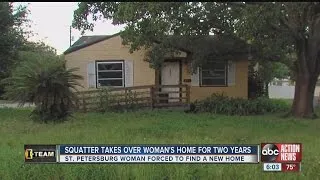 Squatter takes over woman's home for two years