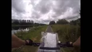 Cycling north of Doncaster on the Trans Pennine Trail (Route 62)