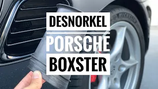 How To - Porsche 986 Boxster De-snorkel Free Intake Mod and Side Vent Removal.