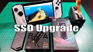 Asus ROG Ally SSD Upgrade Guide with WD Black Drive & ROG Strix Arion