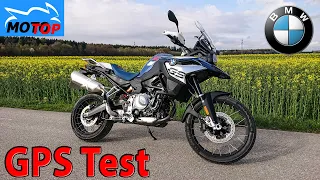 BMW F850GS (2023) - GPS Test - ACCELERATION / ROLL ON / TOPSPEED