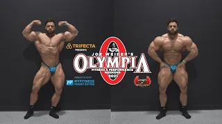 MR OLYMPIA 5 WEEKS OUT POSING UPDATE | REGAN GRIMES