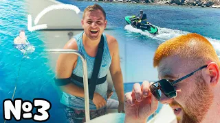 🇬🇷☀️HIGHLIGHTS aus MYKONOS #3 | Mit der GANG auf einer YACHT 😱