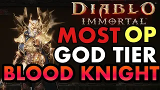 INSANE GOD TIER DAMAGE BLOOD KNIGHT BUILD! 2 MILLION+ DAMAGE A SECOND  DIABLO IMMORTAL