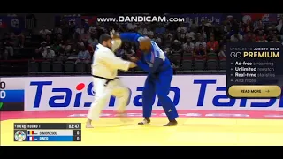 Judo World Championship 2023 Teddy Riner (FRA) vs Vladur Simionescu (ROU) +100kg round 1 #judo