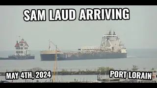 Sam Laud arriving at Port Lorain 5-4-24