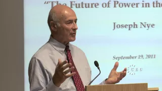 Joseph Nye on global power in the 21st century, the full lecture at Central European University