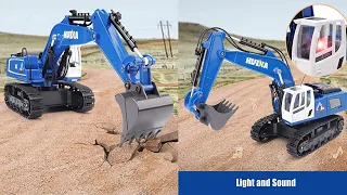 Remote Control Excavator Toys for Boys - PREBOX Rc Excavators Metal Shovel - Construction Toy 2023
