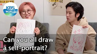 Can you all draw a self-portrait? (Problem Child in House) | KBS WORLD TV 210212