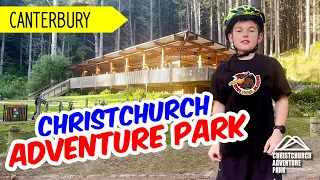 Green or Blue? Which Christchurch Adventure Park mountain bike trail is best for kids.