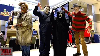 HORROR ICONS TAKE COMIC CON! Ft. Jason Voorhees, Freddy Krueger, Michael Myers, Spooky Empire - MELF