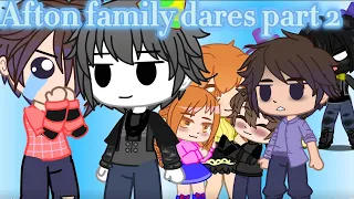 [FNAF] Afton family dares! (Part 2) |READ DESC!!| Comedy!! ChrisxNightmare+ More ships! @LaziMexo