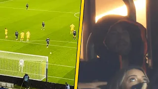 Lionel Messi Goal PSG vs Club Brugge Fans Reaction