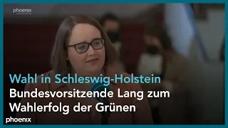 Schleswig-Holstein-Wahl: Interview mit Ricarda Lang (B'90/GRÜNE) am Wahlabend